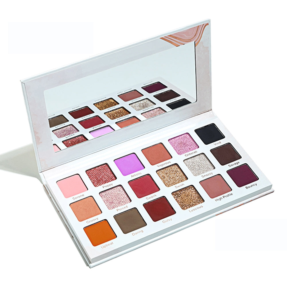 Buy most pigmented eyeshadow palette with No Fallout - The Showstopper  palette – Praush
