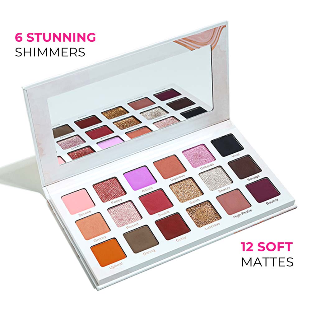 Buy most pigmented eyeshadow palette with No Fallout The