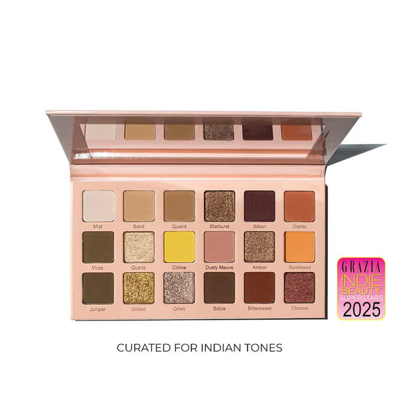 Omni Nude Eyeshadow Palette - 18 versatile warm nude shades
