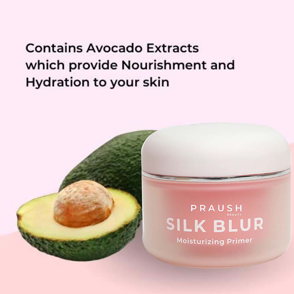 Silk Blur Moisturising Primer with Hyaluronic Acid & Avocado Extracts –  Praush